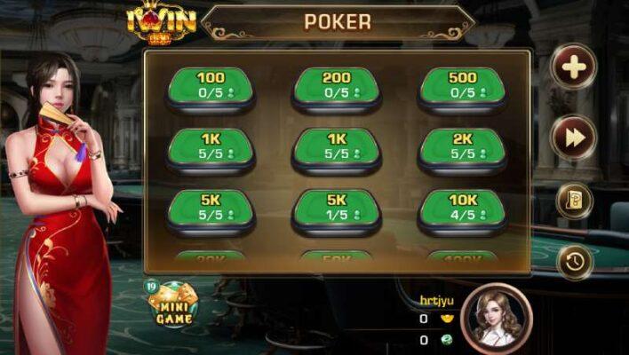 Điểm nổi bật của Poker IWIN